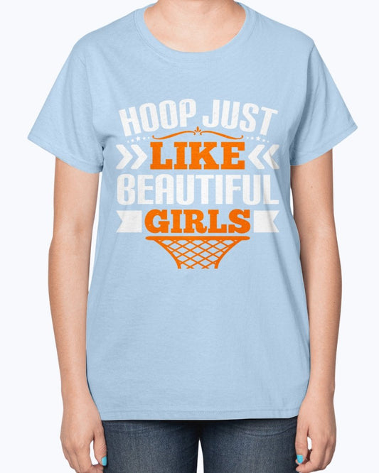 Hoepel net als mooie meisjes- Basketbal - Dames T-shirt