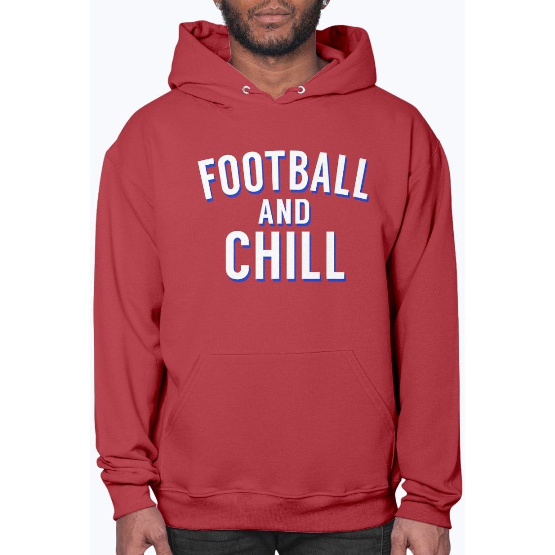 Football and Chill - Sports- Hoodie