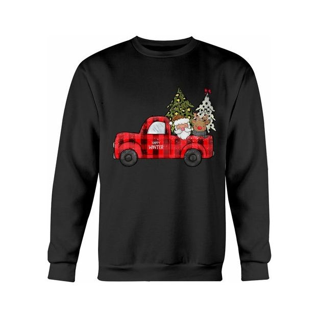 Christmas Santa Truck Sweatshirt