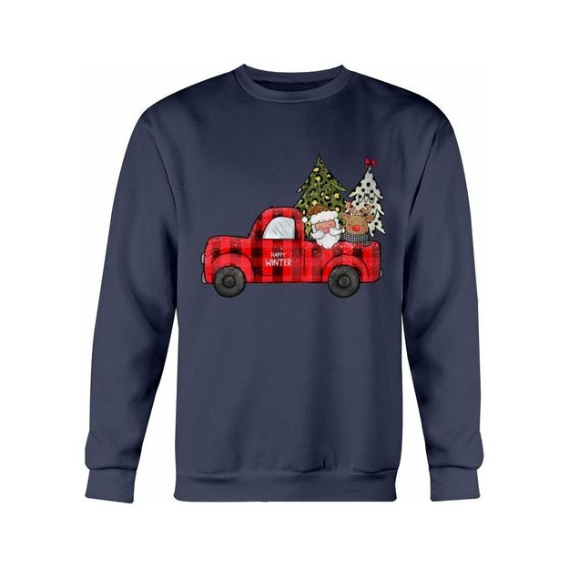 Christmas Santa Truck Sweatshirt