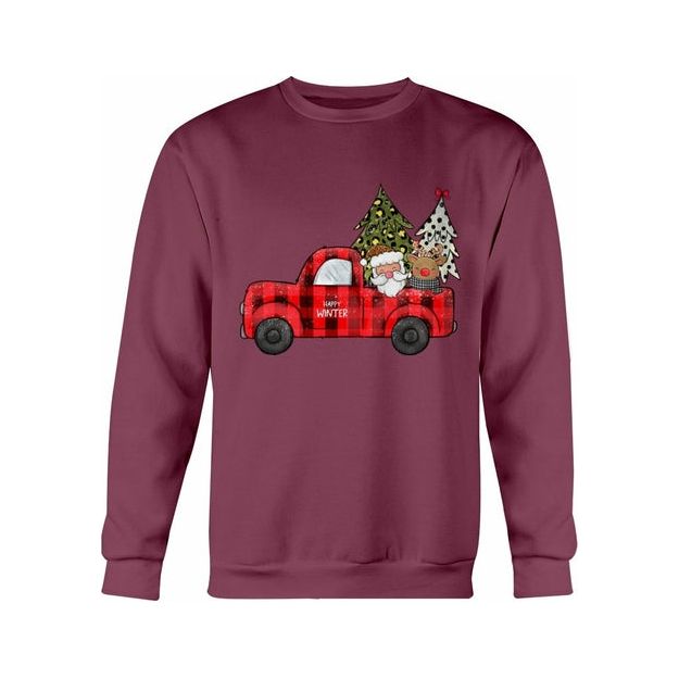 Christmas Santa Truck Sweatshirt