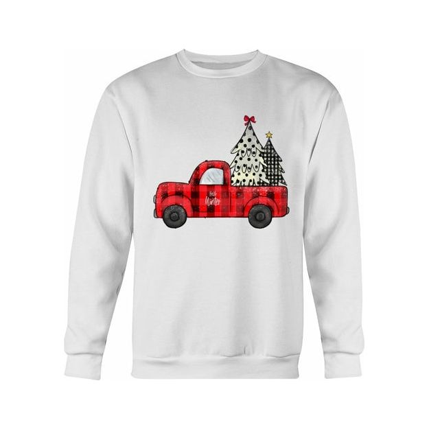 Christmas Tree Truck Sweatshirt