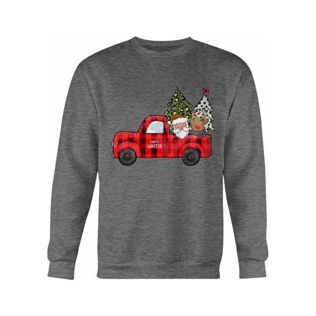 Christmas Santa Truck Sweatshirt