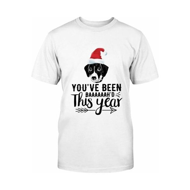 Je bent dit jaar gebaaaah'd Kerst T-shirt 