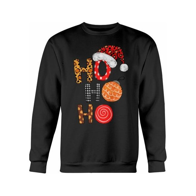 HO HO HO Kerstman Kerstmuts Sweatshirt