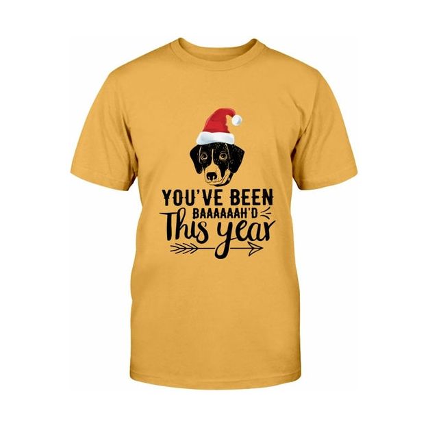 Je bent dit jaar gebaaaah'd Kerst T-shirt 