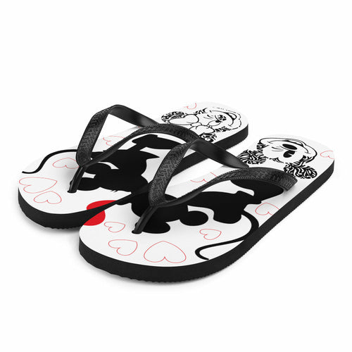 Mickey wit rood zwart Minnie slippers