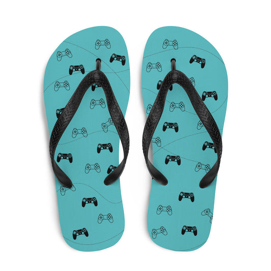 Gamer Blaue Flip-Flops