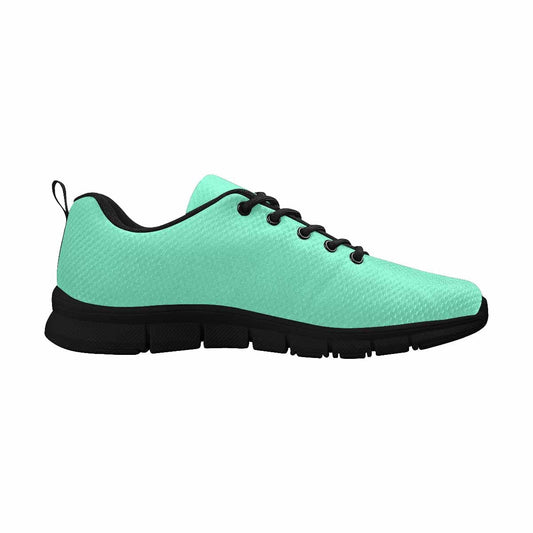 Sneakers For Men, Aquamarine Green Running Shoes