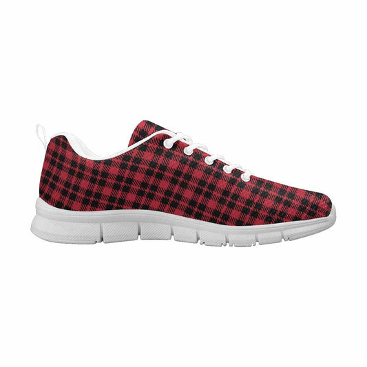 Sneakers voor heren, buffelruit rood en zwart - hardloopschoenen Dg845