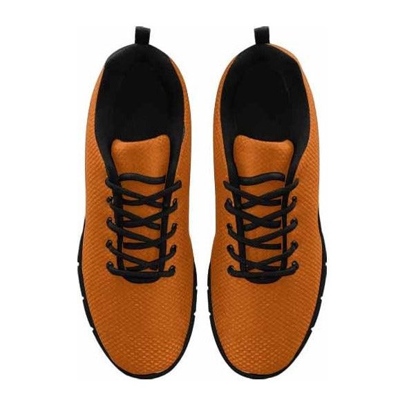 Sneakers For Men, Burnt Orange Running Shoes