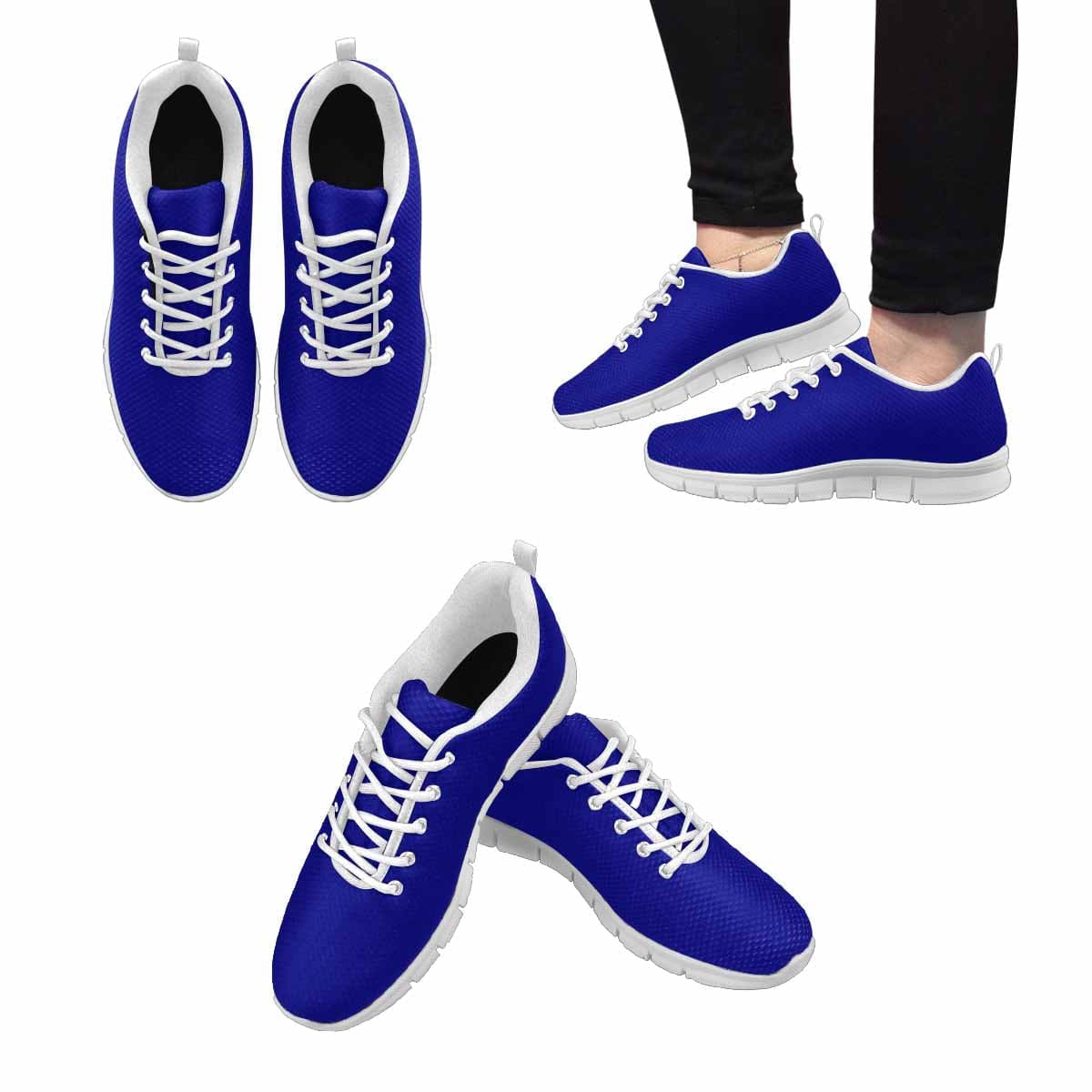 Sneakers For Men, Dark Blue - Running Shoes