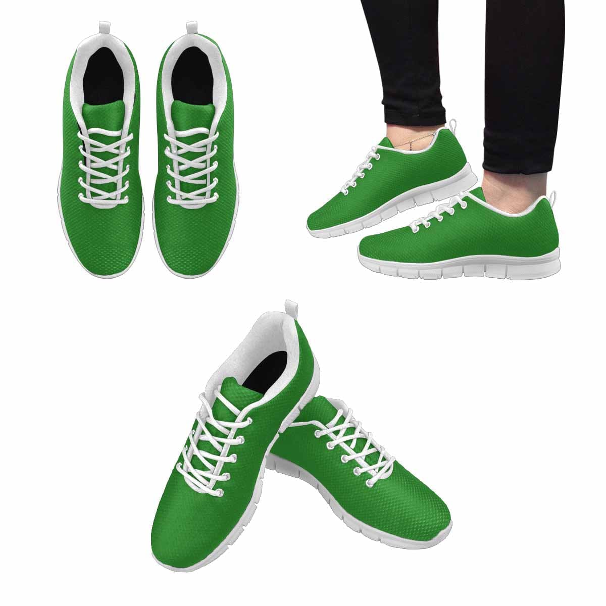 Sneakers For Men, Forest Green - Running Shoes