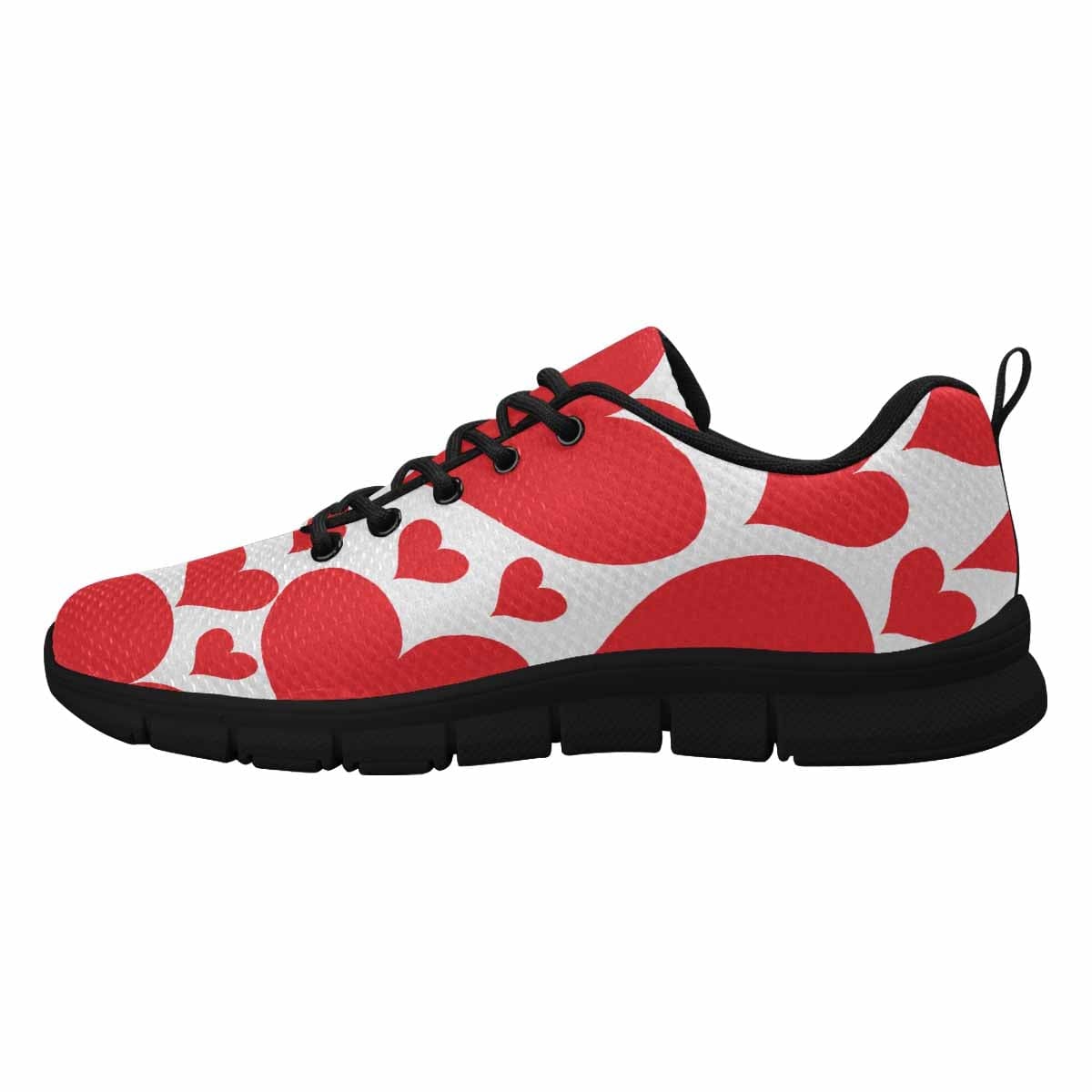 Sneakers For Women, Love Red Hearts - S926