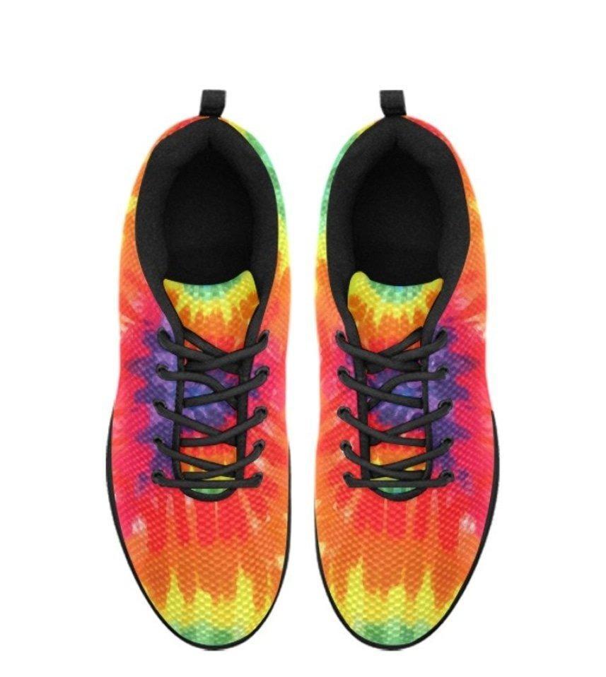 Damen-Sneakers, Laufschuhe mit Regenbogen-Print