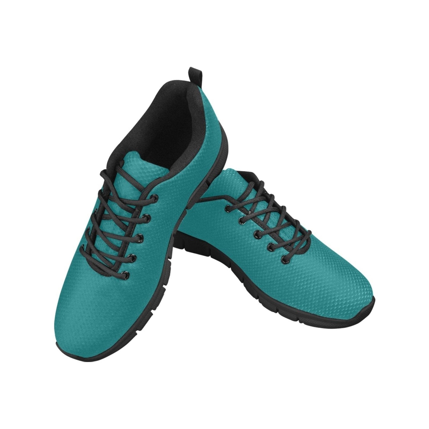 Damessneakers, blauwgroen groene hardloopschoenen