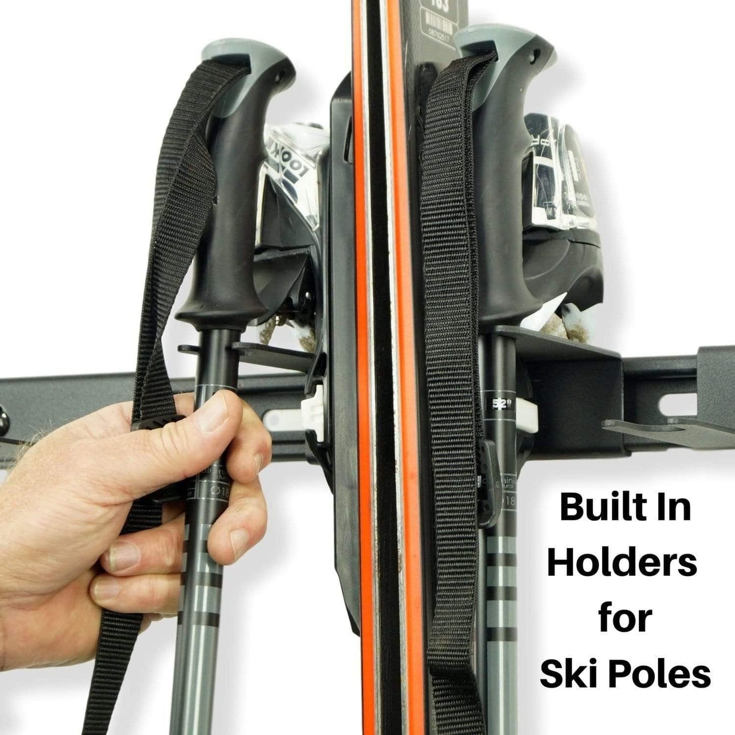 Wall Mount Snow Ski Rack for Garage