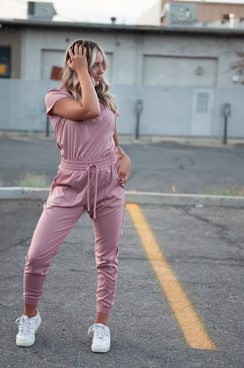 DT Unity Jumpsuit in Pink Lemonade