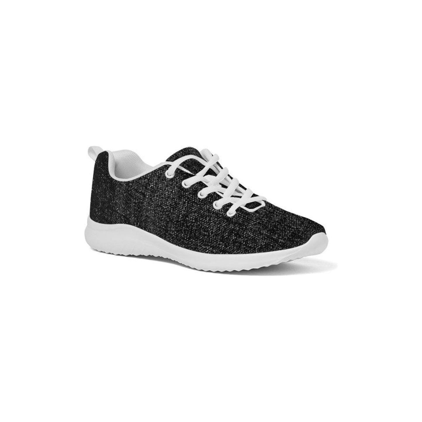 Damessneakers - Zwart-wit canvas sportschoenen / hardlopen