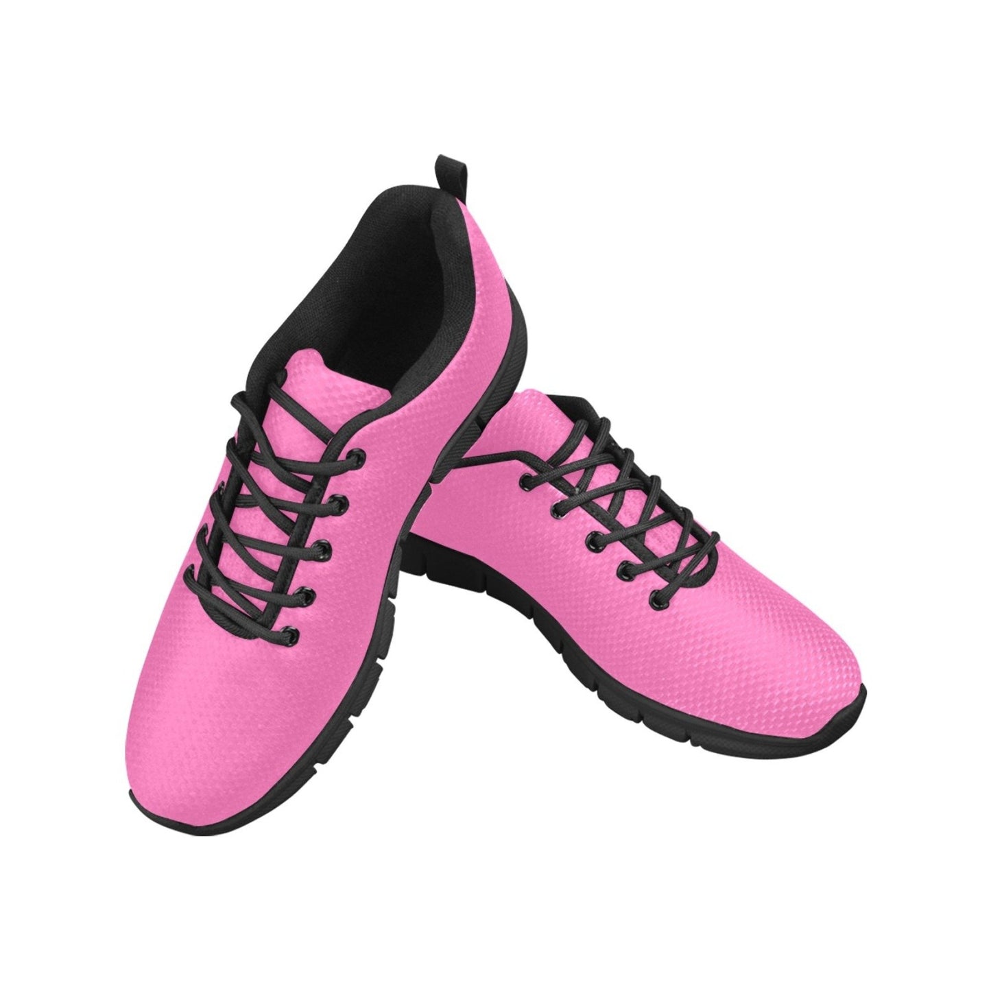 Sneakers For Women, Hot Pink And Black - Running Shoes