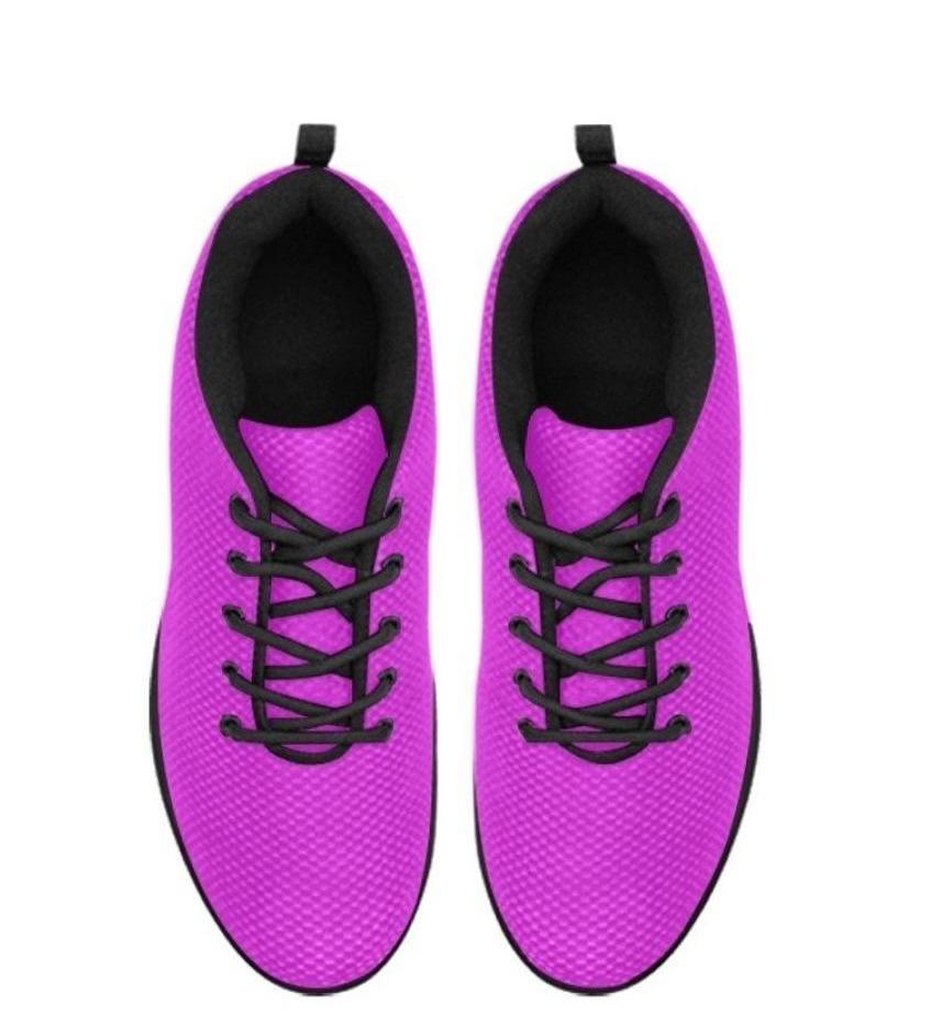 Womens Sneakers, Purple And Black Running Shoes